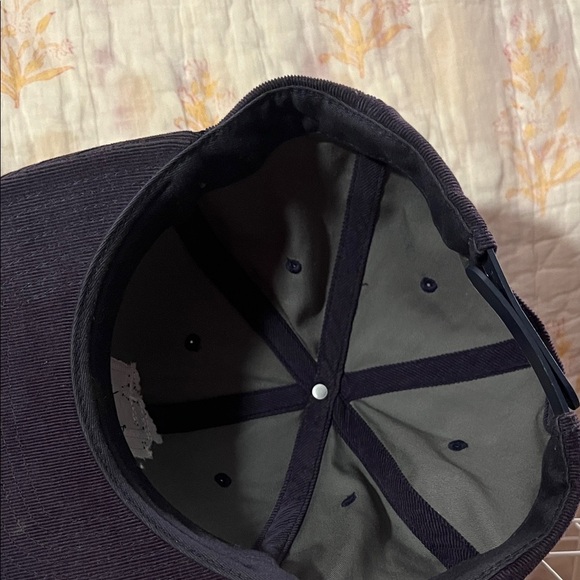 Blue Corduroy SnapBack Cap with White DC Logo all cotton adjustable sizing - Picture 5 of 13